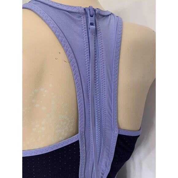 Athleta Cross Train One Piece Swimsuit Victorian Periwinkle/Dress Blue - M - Picture 7 of 7